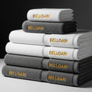 Kit de Toalhas Bellgari Premium – 6 Peças (Cinza & Branco)