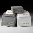 Kit de Toalhas Bellgari Premium – 6 Peças (Cinza & Branco)