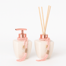 Kit Vidros Lavabo Branco Deluxe C/ Enfeite Difusor E Sabonete - Bellgari