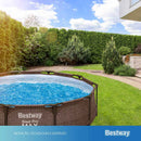 Piscina Estrutural 4.678L Circular Rattan Deluxe + Filtro + Capa + Lona Bestway