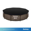 Piscina Estrutural 4.678L Circular Rattan Deluxe + Filtro + Capa + Lona Bestway